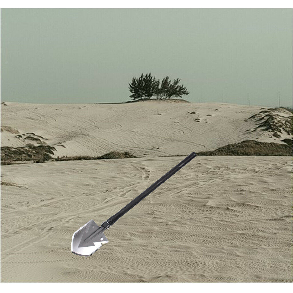Protable   Folding Camping Shovel Tool Steel Spade Outdoor Emergency Tool