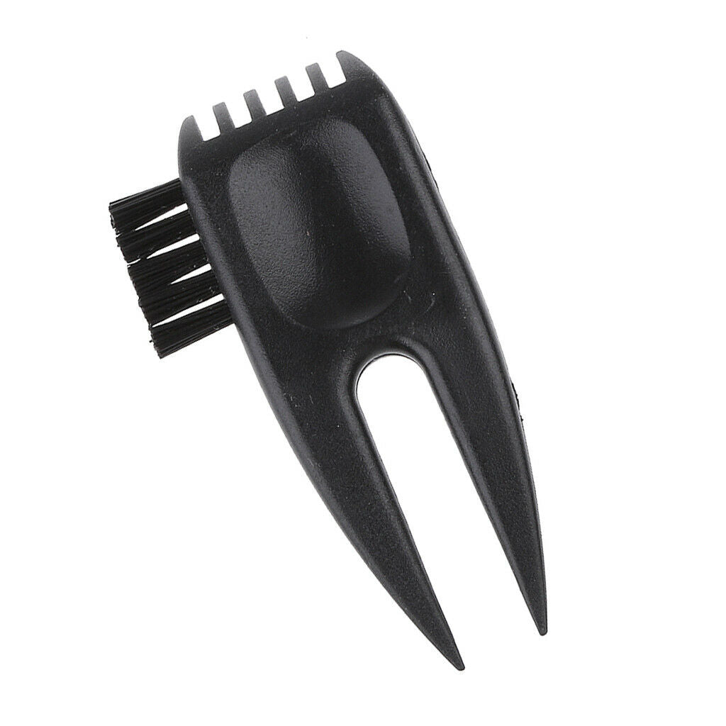 2X MagiDeal 2 in 1 Golf Divot Tool with Club Cleaning Brush Club Groove Cleaner