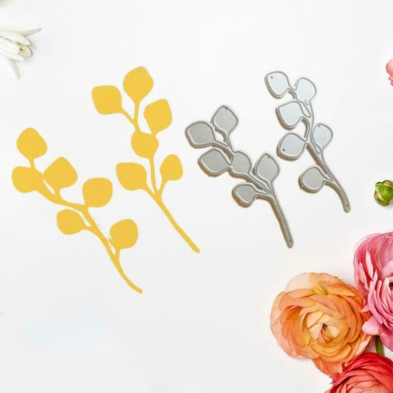 Leaf Metal Cutting Dies Stencil Scrapbooking DIY Album Stamp Paper Card Mold