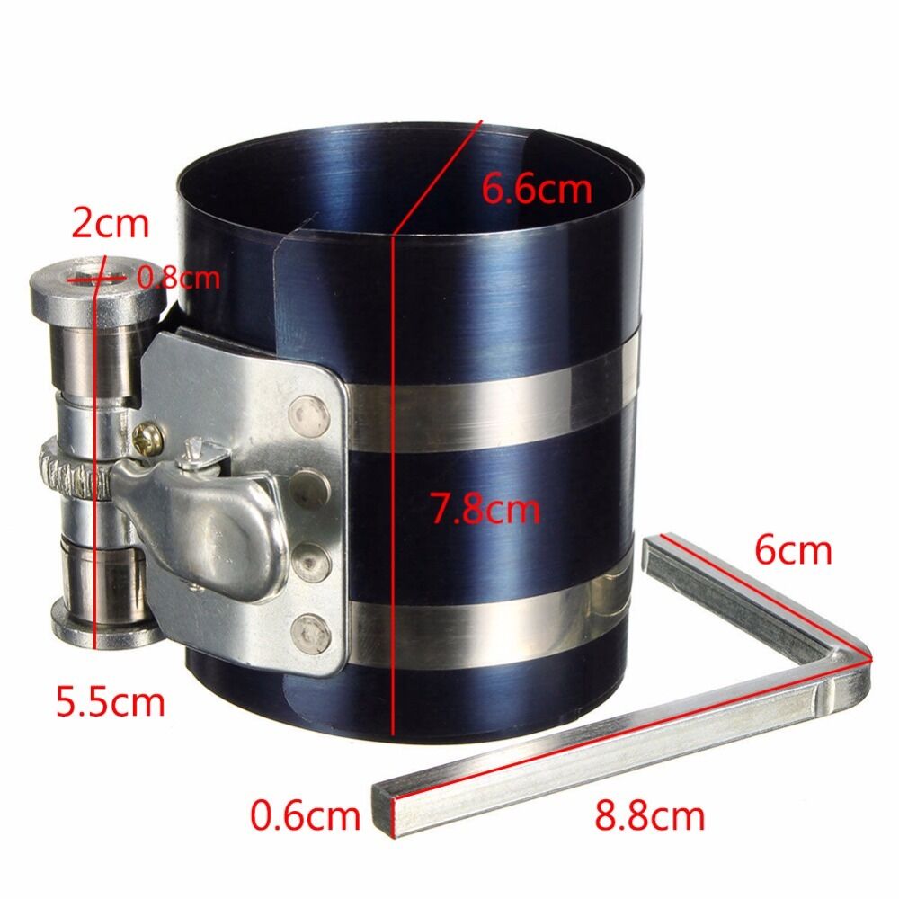Piston Ring Compressor with Installer Pliers Expander Installation Removal Tool