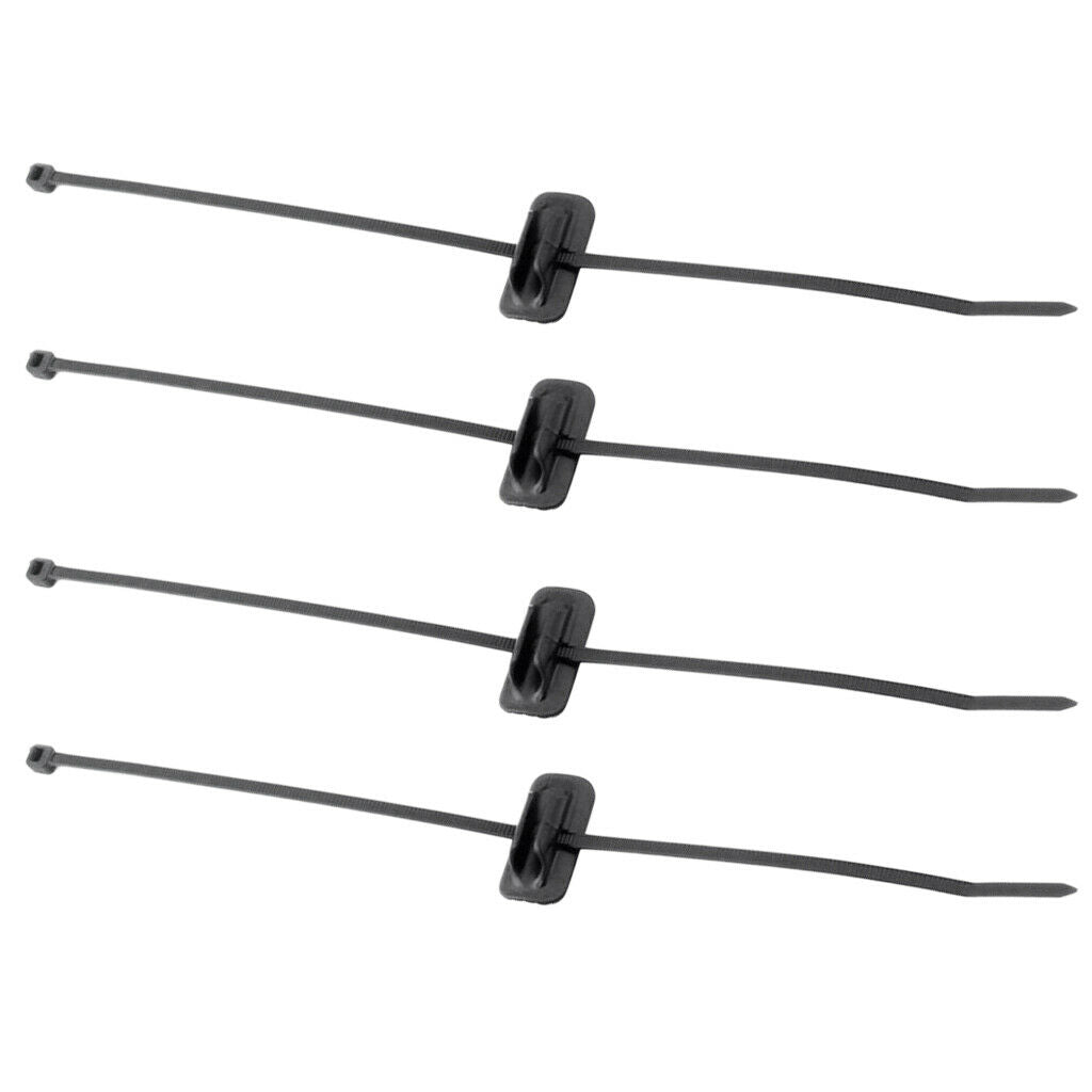 4pack Cable Holder Bike Housing MTB Guide Clip Clamp Zip Ties Tidy Brake Gear