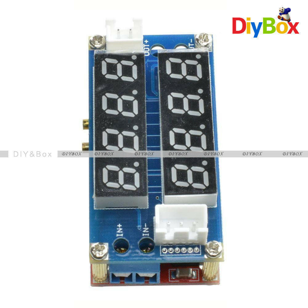 5A Adjustable CC/CV Step Down charge Module LED Panel Voltmeter Ammeter D