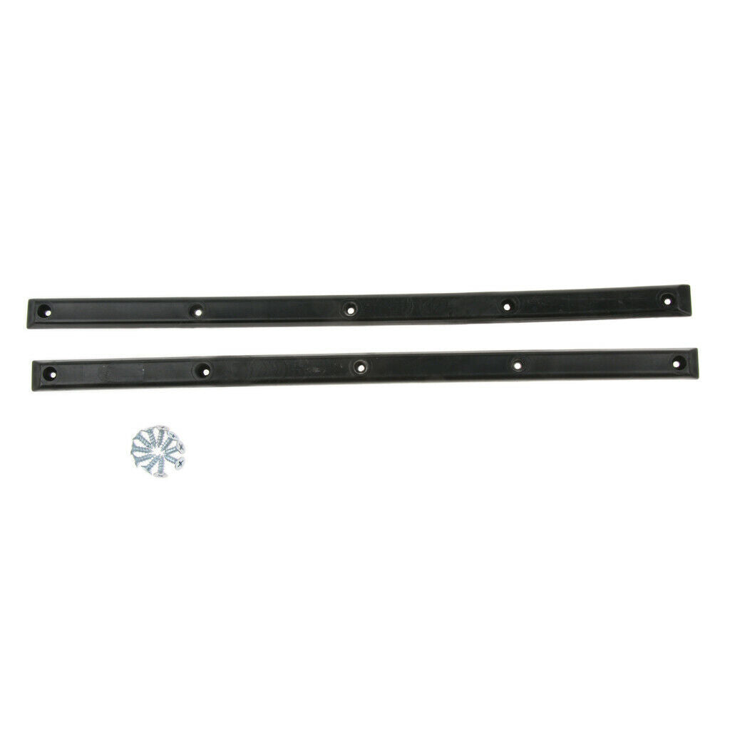 2X 1 Pair Longboard Skateboard Rails With Mounting Screws Outdoor Sports Part