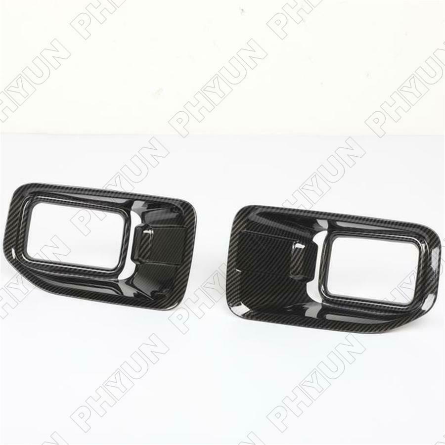 For 2015-20 Ford F150 Front Fog Light Lamp Cover Trim Kit Carbon Fiber Style 2X