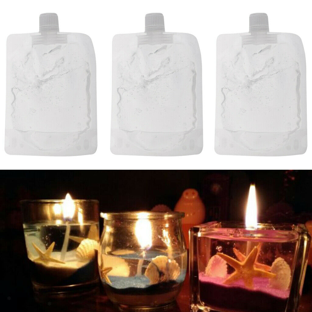 Gel Candle Wax Clear Jelly Wax 300g Bulk For Candle Making Supplies, Diy