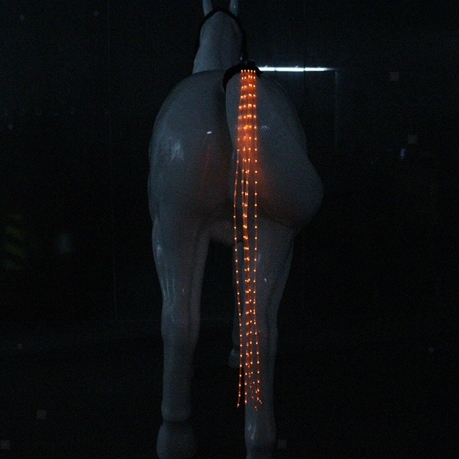 Rechargeable Horse Tail Light USB Lamp Ponytail Horse Harness 5-Strip Lamps