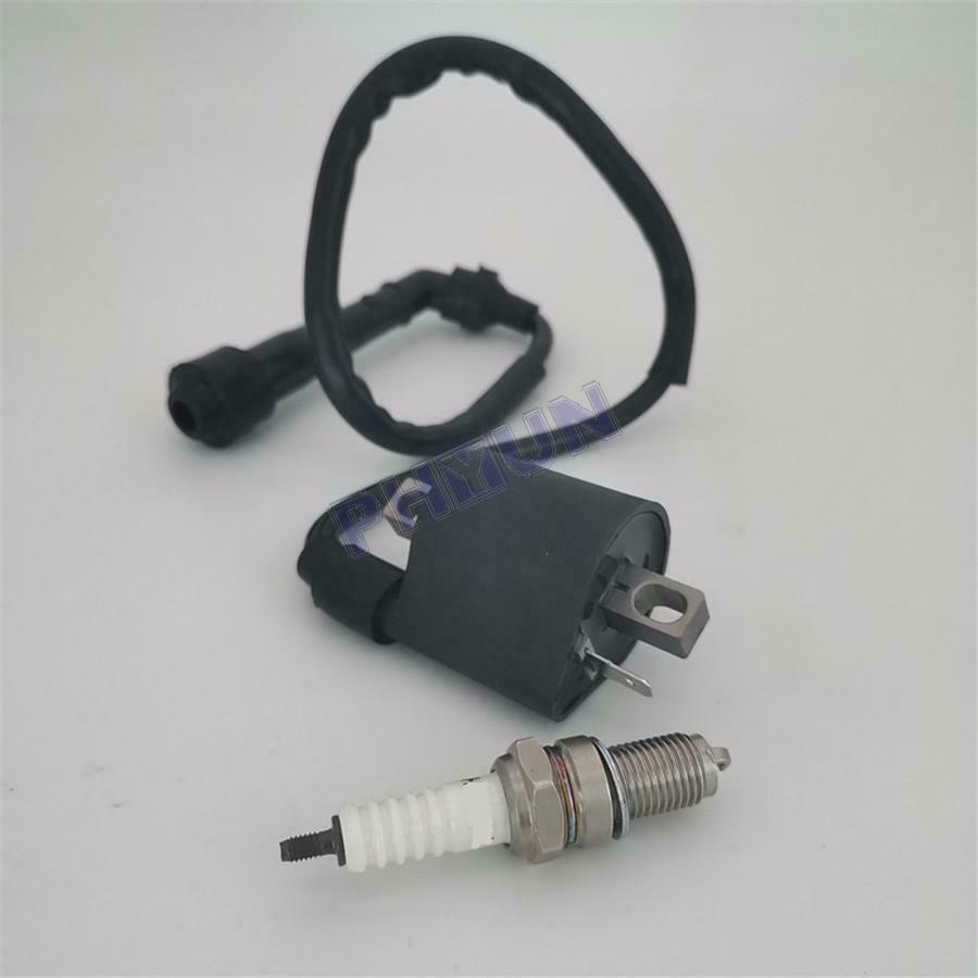 Ignition Coil w/ Spark Plug For Yamaha Raptor 660R YFM660R Grizzly 660 YFM660FG