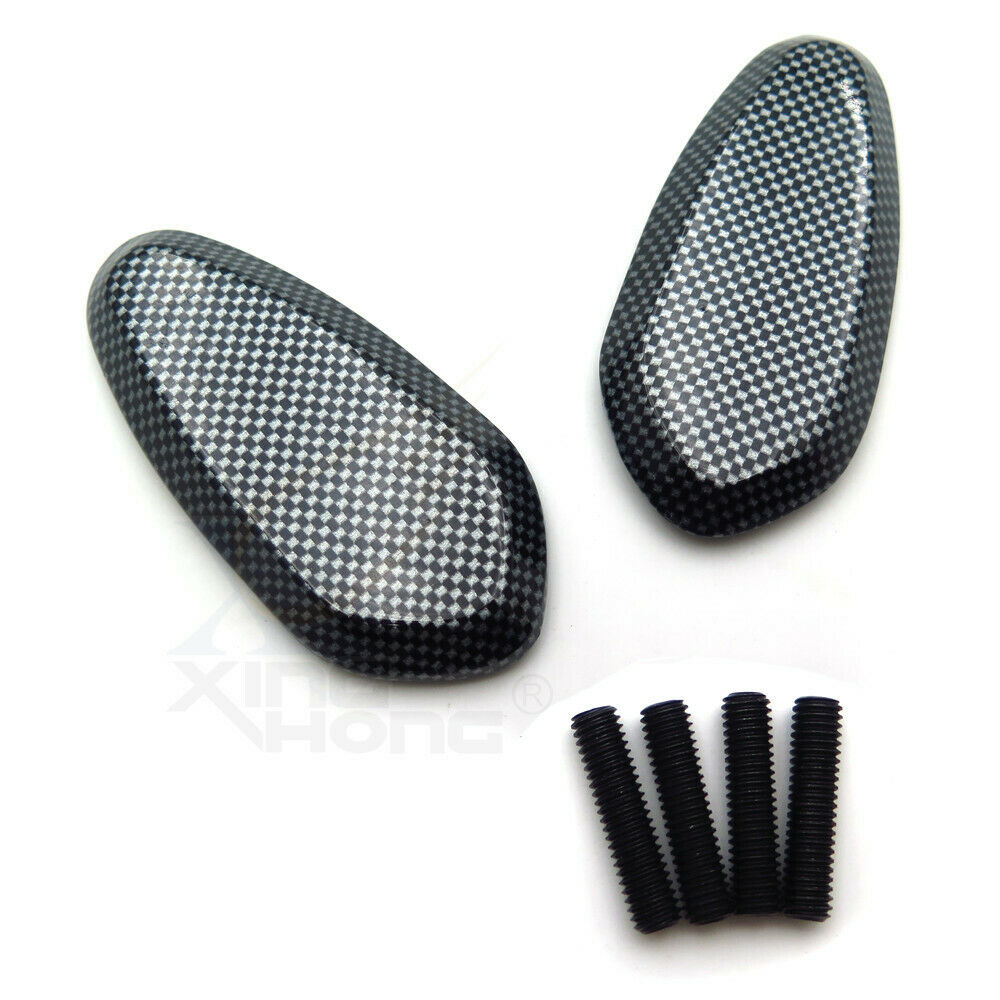 Mirror Block Off Base Plates Black For 2000-2008 01 02 Yamaha R1 Yzf-R1 Yzfr1