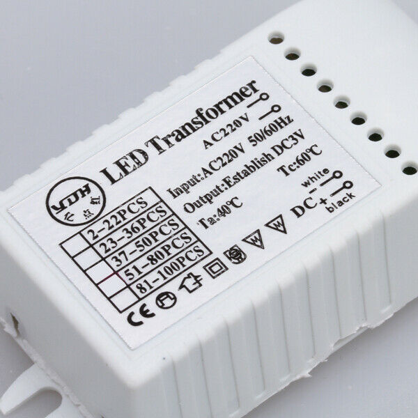 Input AC 220V LED Transformer Power Supply Driver for LED Light Bulb