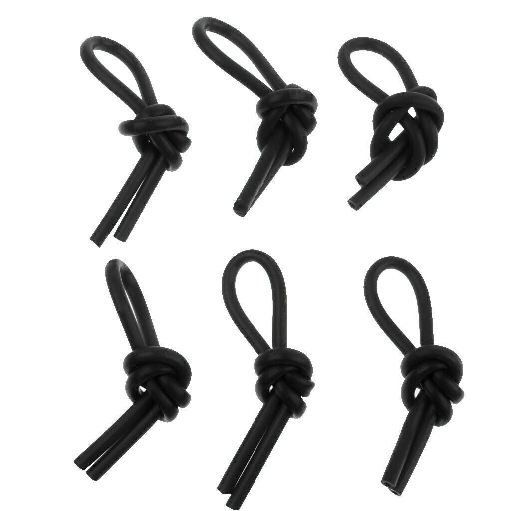 6 Pack Soft Tennis Racquet Dampener Elastic Tennis Knot vibration Dampener