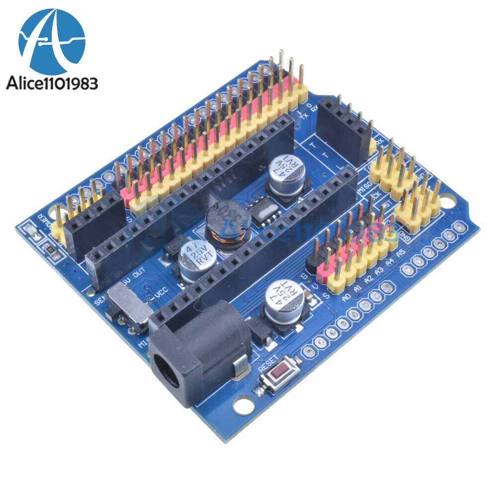 2PCS Nano Expansion Board Micro PLUS Sensor Shield v3.0 I/O Uno R3 leonardo
