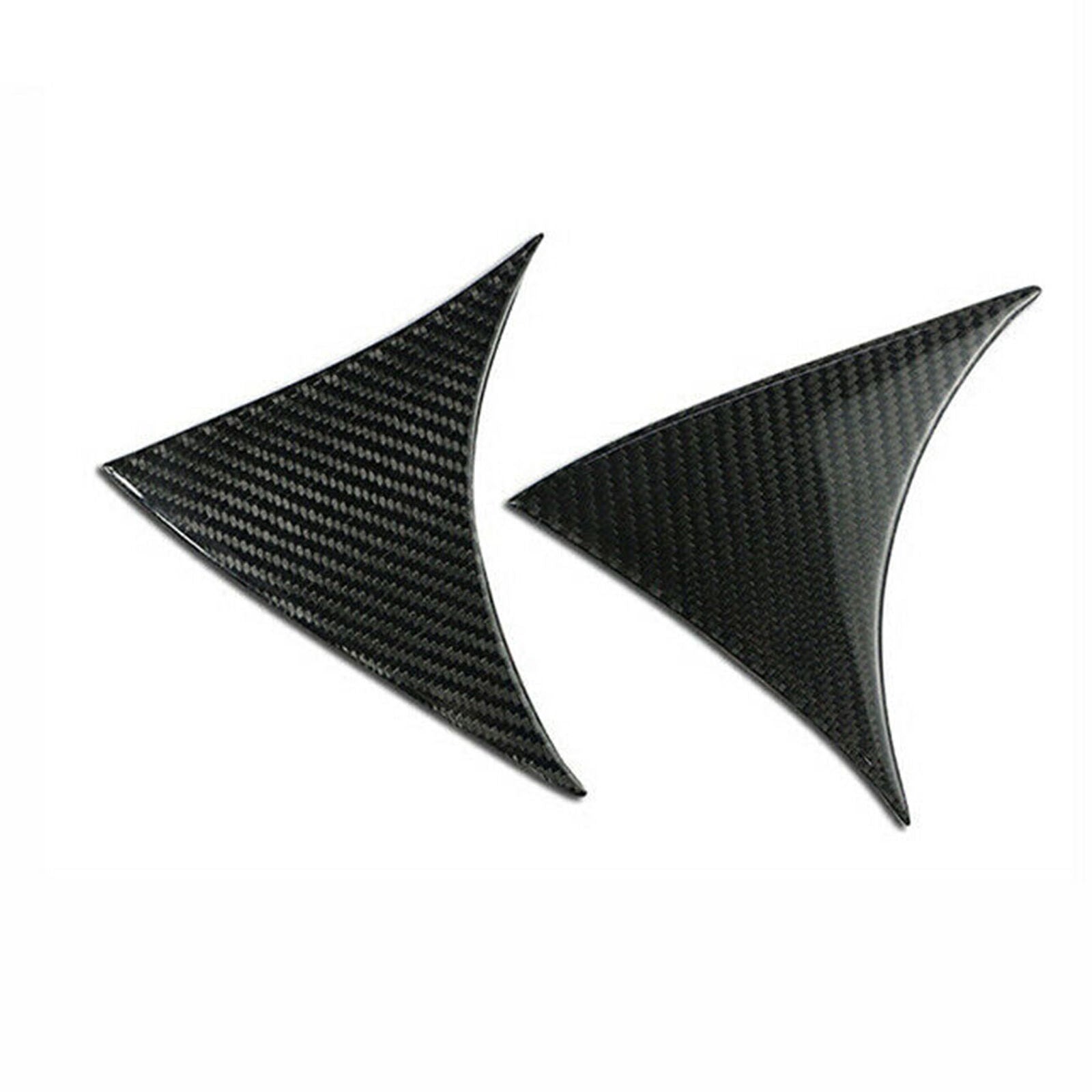 Carbon Fiber Rear Window Spoiler Wing Trim For Mazda 3 Axela Hatchback 2014-2018