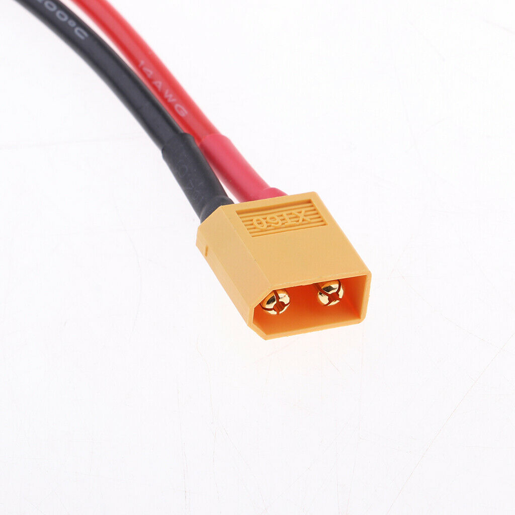 RC B6 Battery Adapter Charge Cable 4mm Banana Bullet Connector to Male XT60
