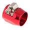 Car Aluminum Hose Pipe Clamps - 8AN Hose Finisher Clamp Fuel Line Fitting, Great