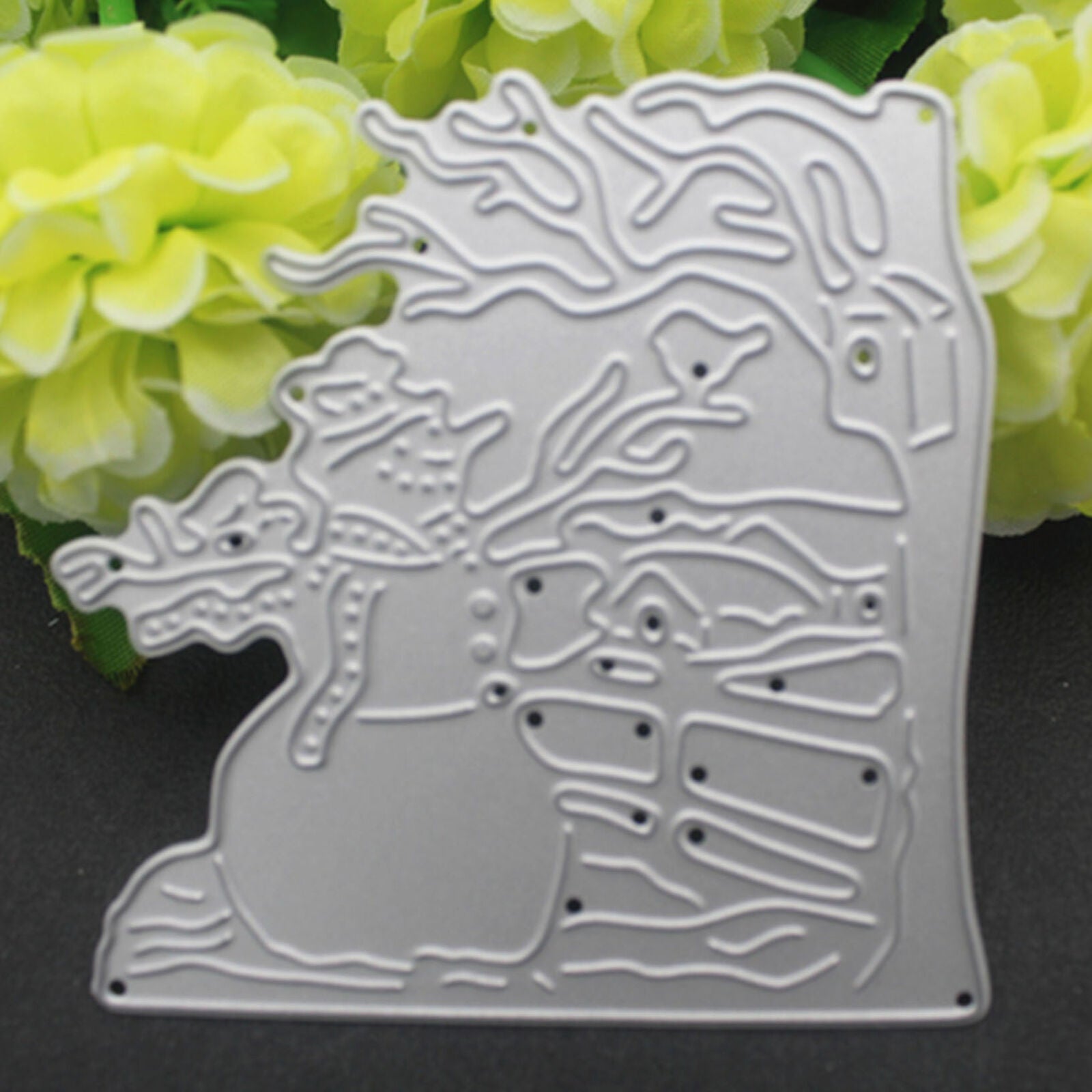 Snowman Christmas Metal Cutting Dies Stencil for Scrapbooking Emboss Craft DIY