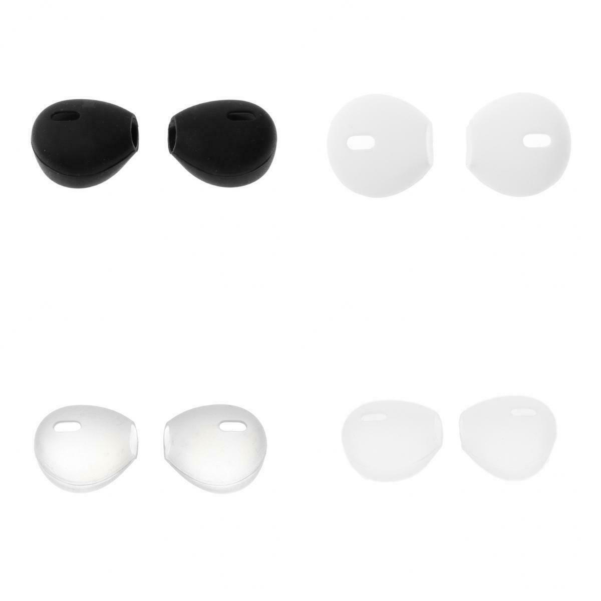 4 Pairs Earphone Silicone Cover Rubber Soft Ear Tips Earbuds Caps for Airpods
