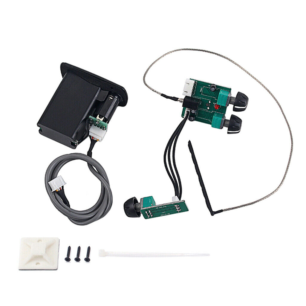 3-Band EQ Acoustic Guitar Piezo Pickup Kits DIY Musical Instruments Accs