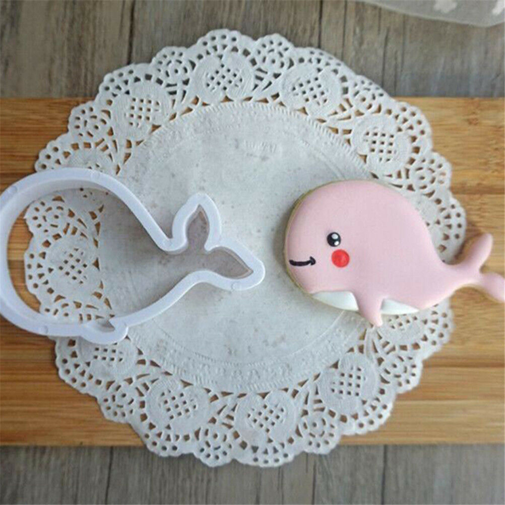8pcs sea fish animals Cutter Sugarcraft Cake Decorating Cookies Pastr.l8