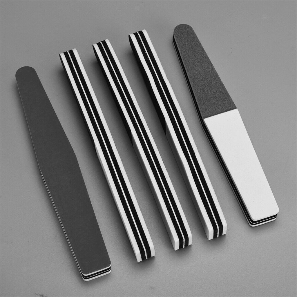 5x Pro Nail File Buffer Block For Natural Nail UV Gel Nail Polisher Manicure