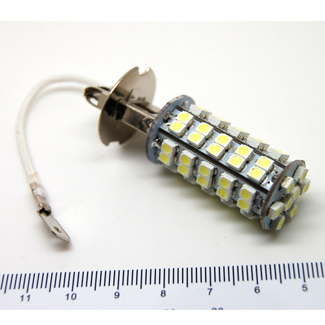 2pc H3 68 SMD LED White Car Fog Head Light Lamp Bulb 12V