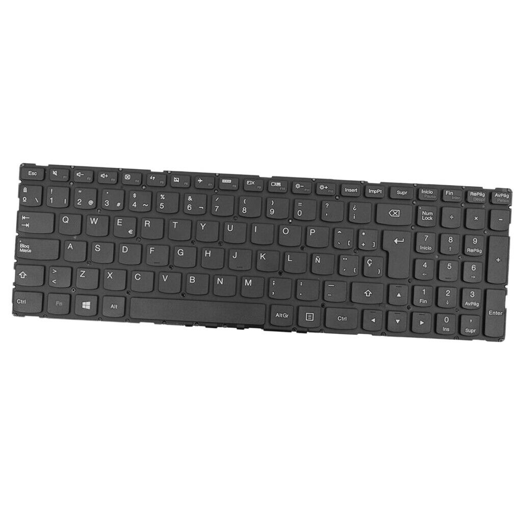 Laptop SP Spanish Keyboard Fits for Lenovo IdeaPad 700-15ISK Without Backlit