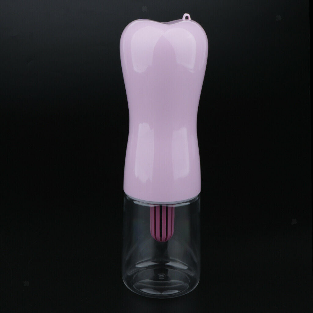 Portable Pet Travel Drinking Cup Dog Water Bottle 250ML/8.8 oz Pink