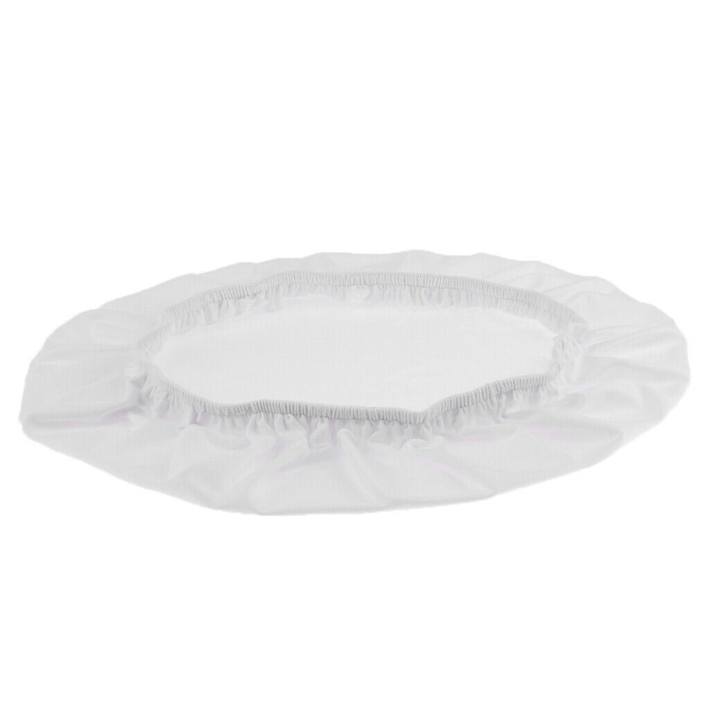6Pcs White Anti-Dust Chair Seat Cover Wedding Dining Room Chair Protectors Give