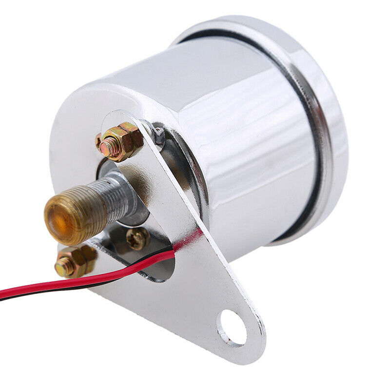 12V Aluminum Plating LED Speedometer Odometer Set Gauge Universal Motorcycle