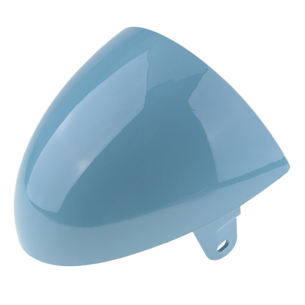 2 Pieces Motorcycle ABS Rear Seat Cowl Cover for Cafe Racer Blue+Red