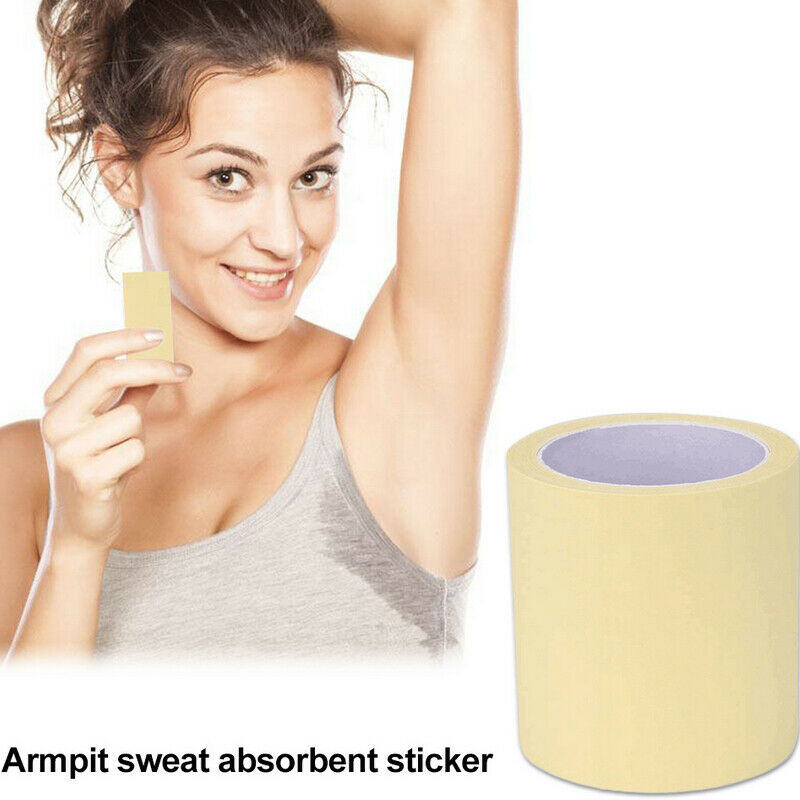 1 Roll Disposable Armpit Sweat Pads Transparent Underarm Antiperspirant Stic TL