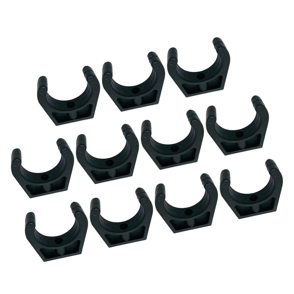 10pcs Marine Boat Hook Clips Hold Poles Up To 1-3 / 4 "Diameter 44MM NEW