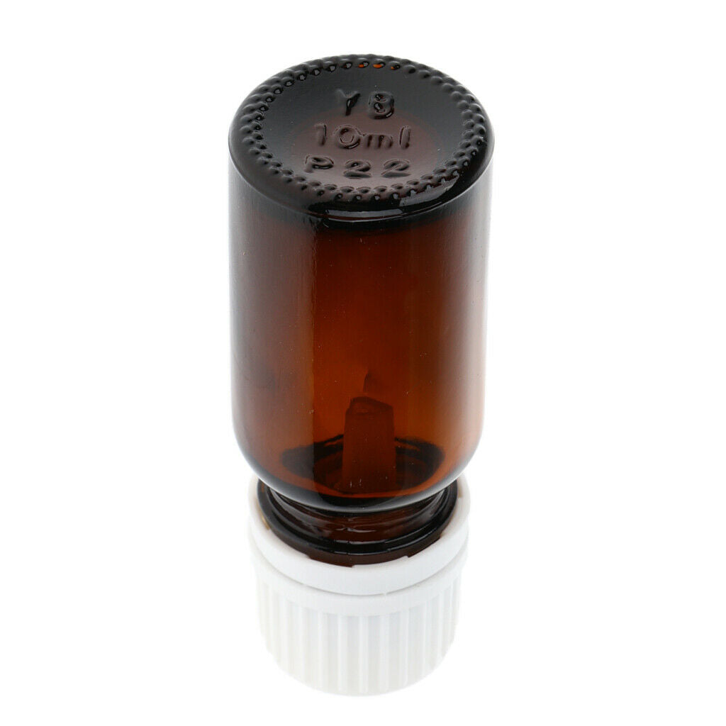 12 Pieces Essential Oils Glass Bottles With Orifice Reducer Dropper 10ml