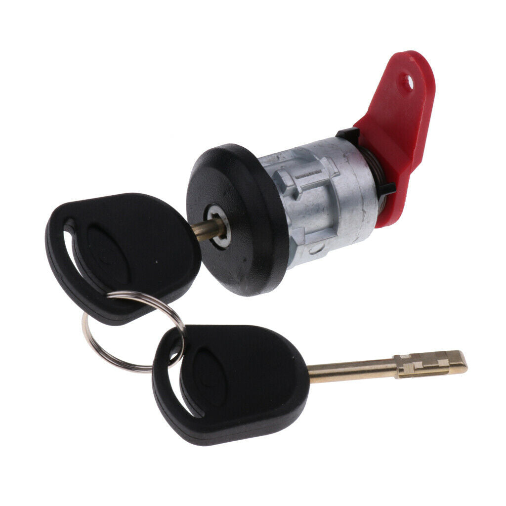Set of Car Ignition Switch Lock Cylinder + Door Lock for Ford Old Carnival