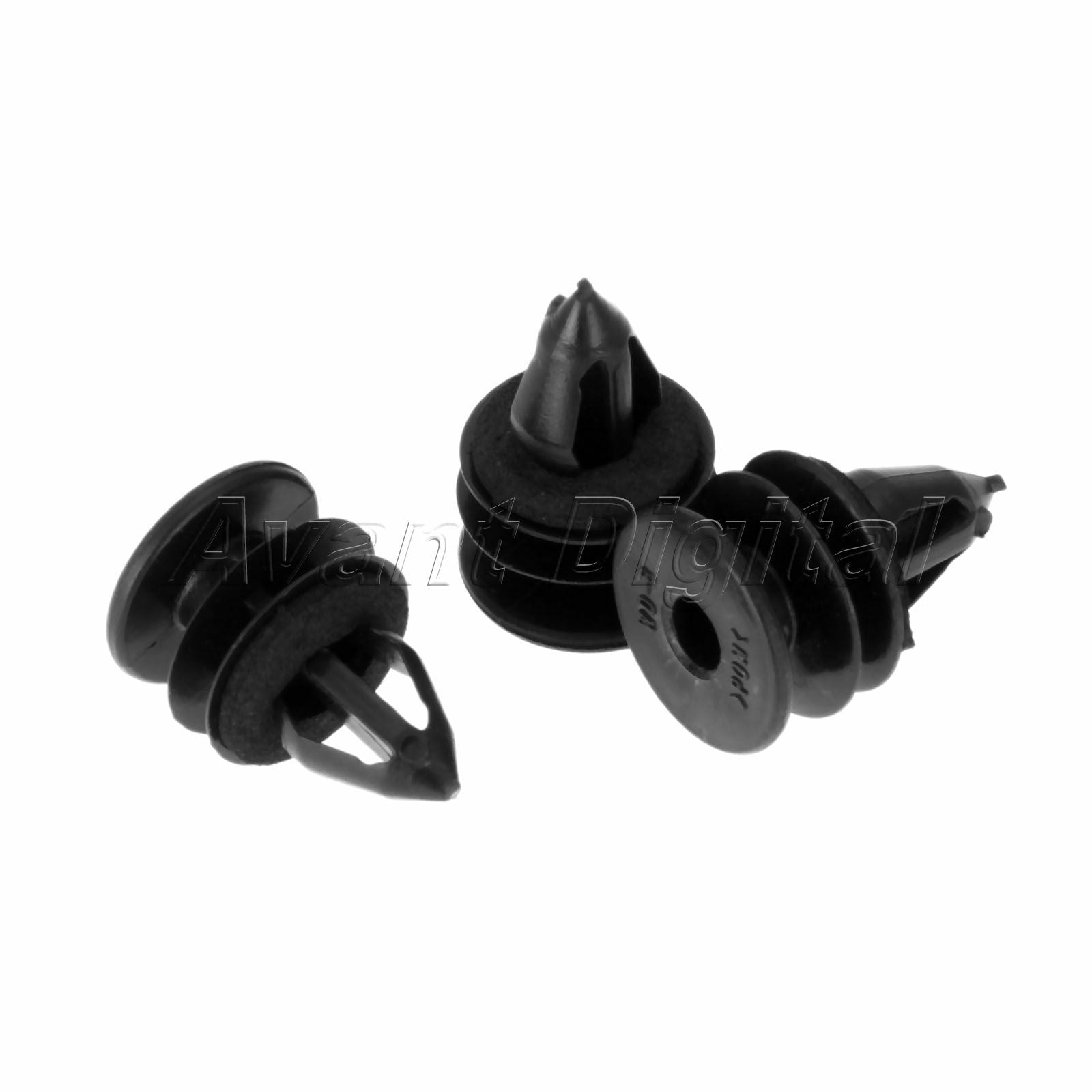 20PC Black Nylon Clips Auto Car For GM Replaces 11519031 Hummer H2 2003-On