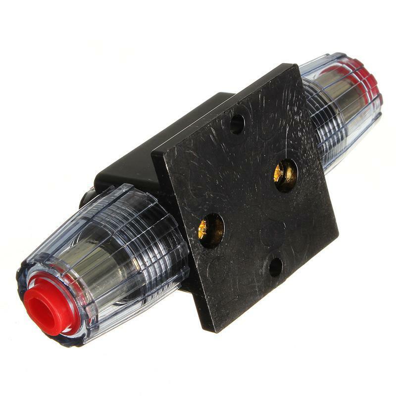 12v DC Car Auto Boat Audio Fuse Holder 60 Amp Manual Reset Circuit Breaker