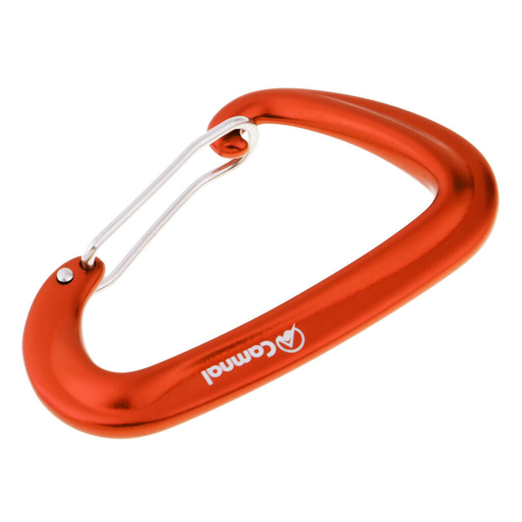10x Hammock Carabiner Outdoor Rock Climbing Mountaineering Utility Clip 16KN