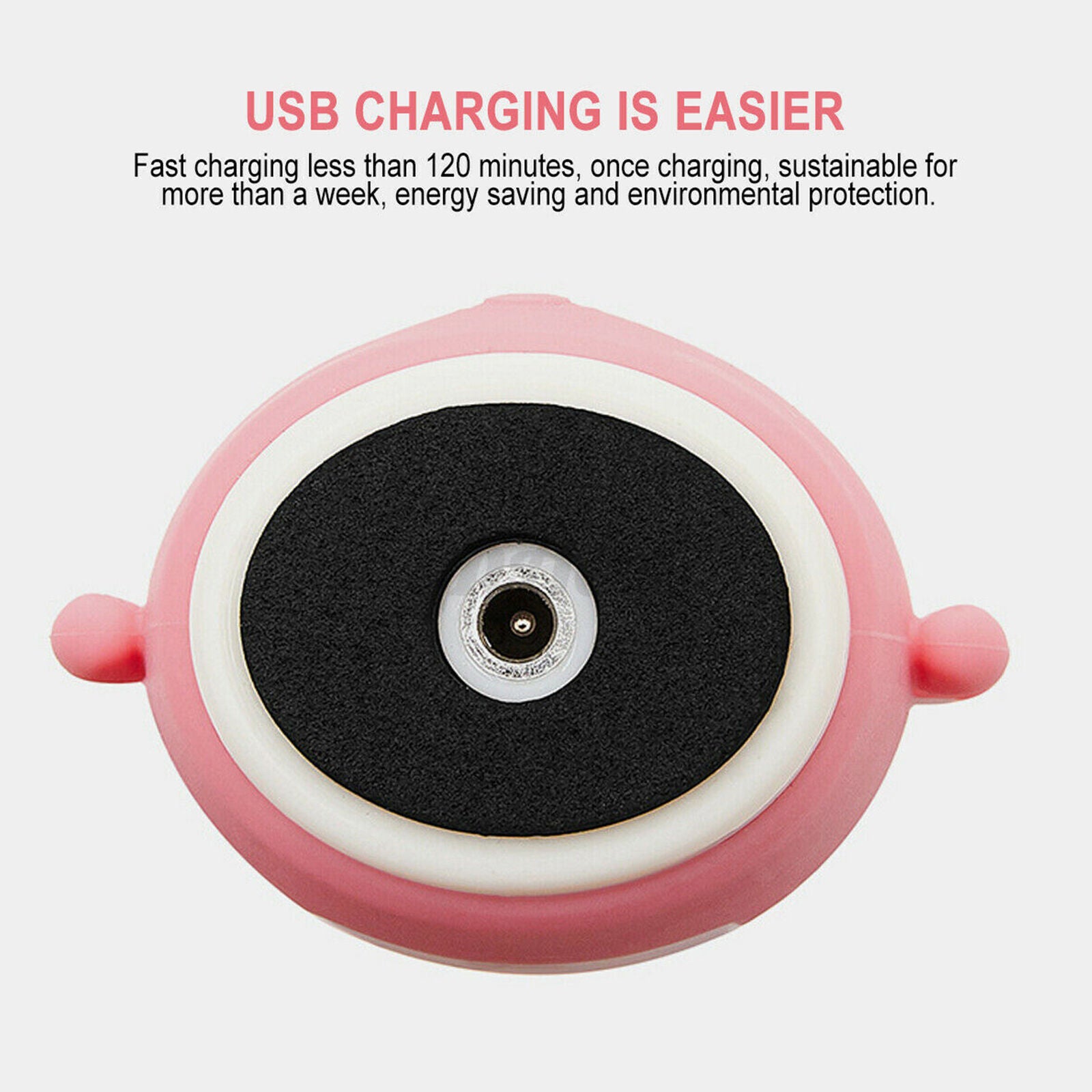 360° Intelligent Electric Toothbrush U-shaped USB Charging Kid For 2-6 Years