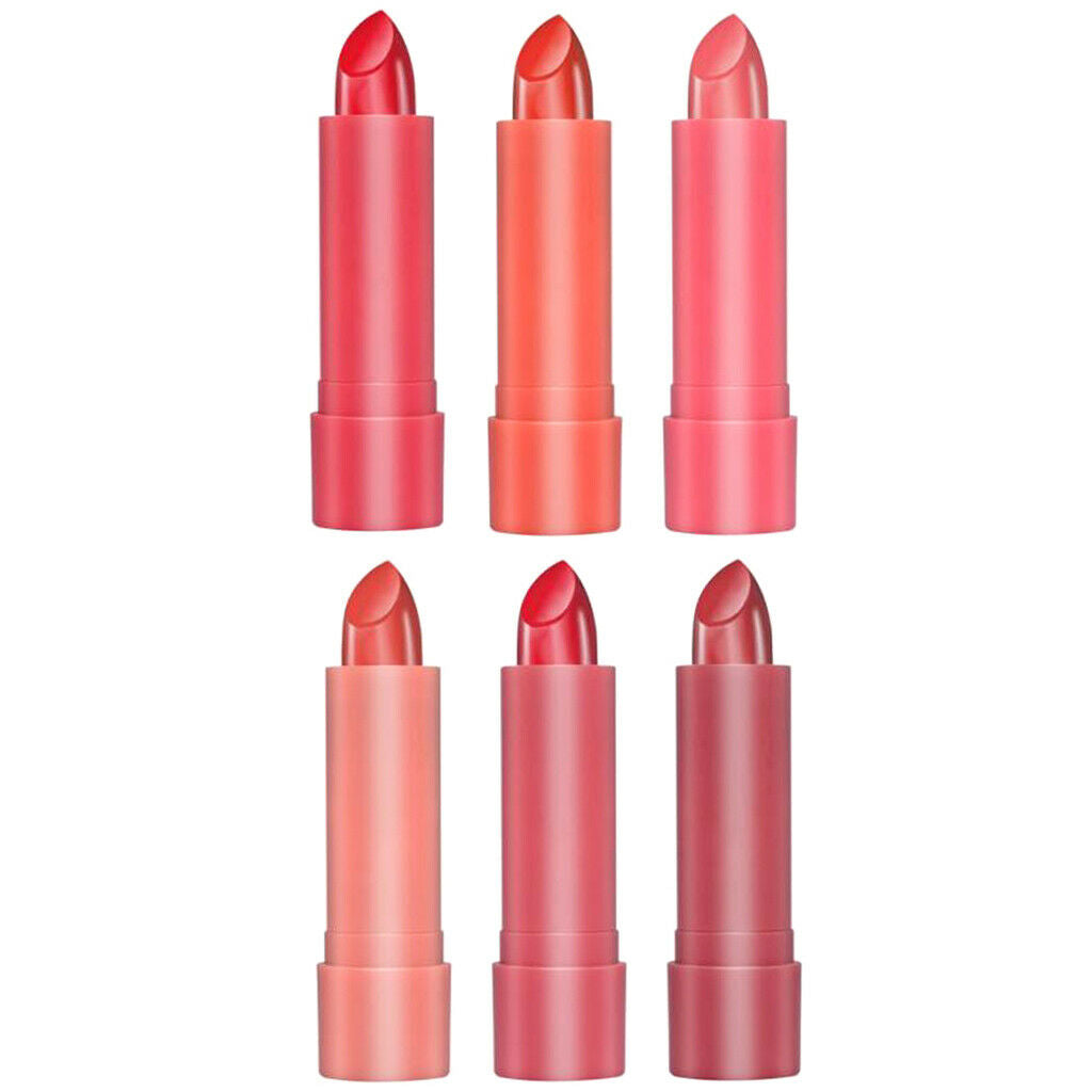 Lipsticks Set 6 Color Moisturizing Matte Lip Gloss Waterproof Long Lasting A