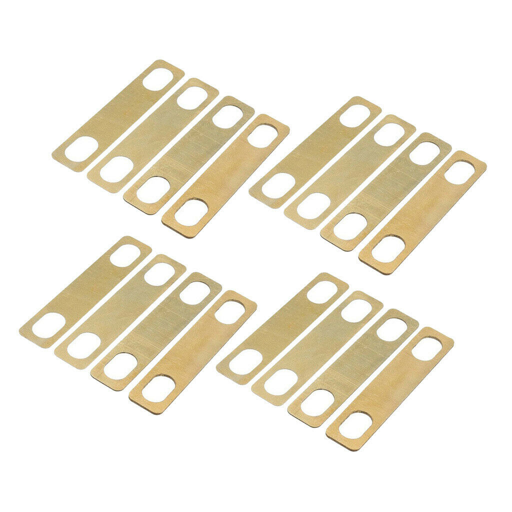 16 Pieces 0.2mm,0.5mm,1mm Neck Shims for Guitar Bass Accessories