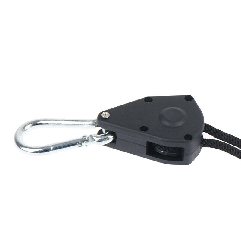1Pair Hanging Rope Ratchet Lights Lifters Led Grow Light Hangers Zinc Alloy  SJ
