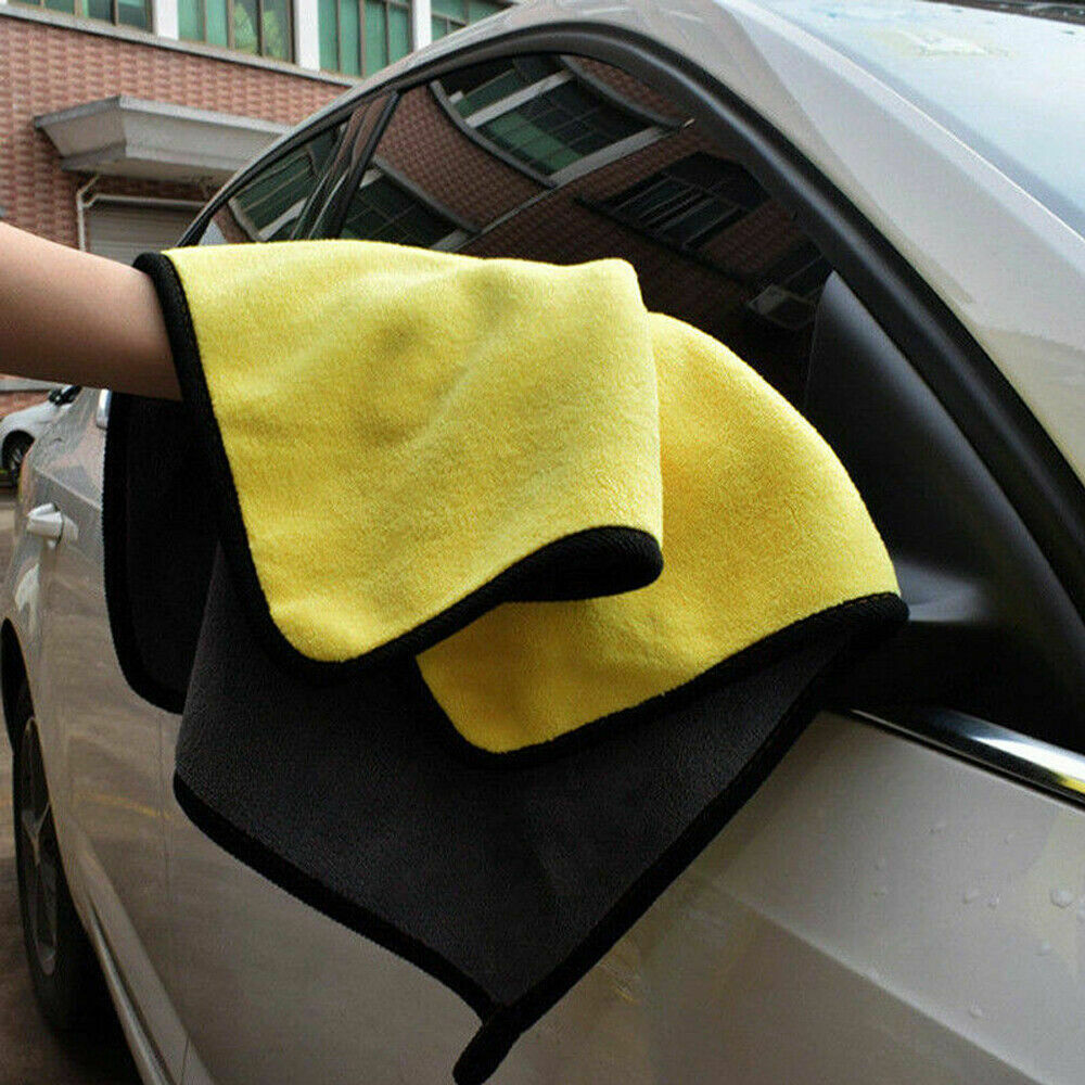 Car 600GSM Premium Thick Microfiber Towel Soft Plush Wash Drying Cleaning Cloth