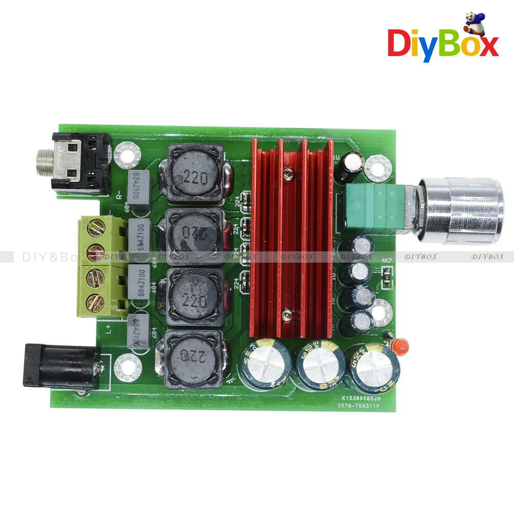 TPA3116D2 Subwoofer Digital Amplifier Board NE5532 100W AMP 8-25V Audio Module