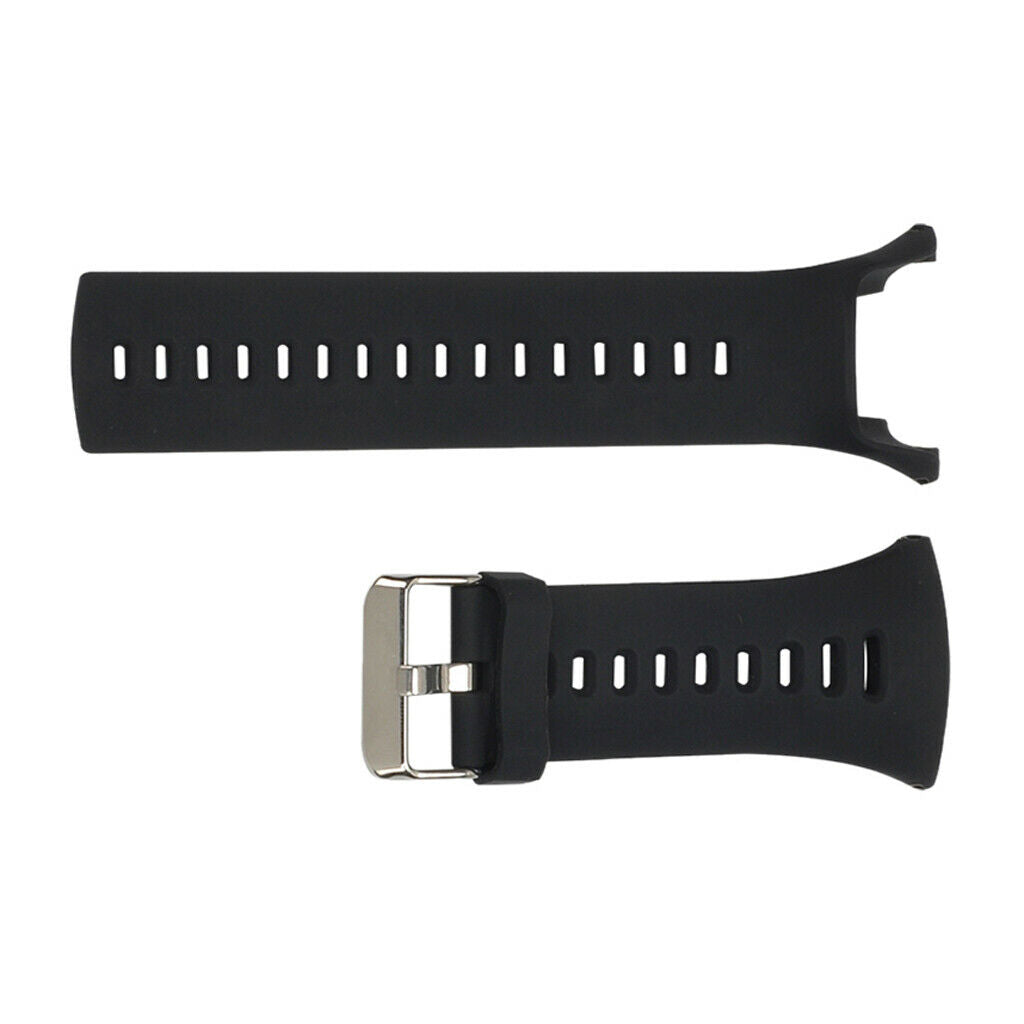 Black Rubber Replace Wristwatch Band for Ambit 3 Ambit 2 Ambit 1 Waterproof
