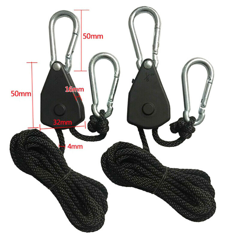 1/8 Inch Adjust Nylon Rope Hangers Lamp LED Grow Room For LED Grow Light .l8