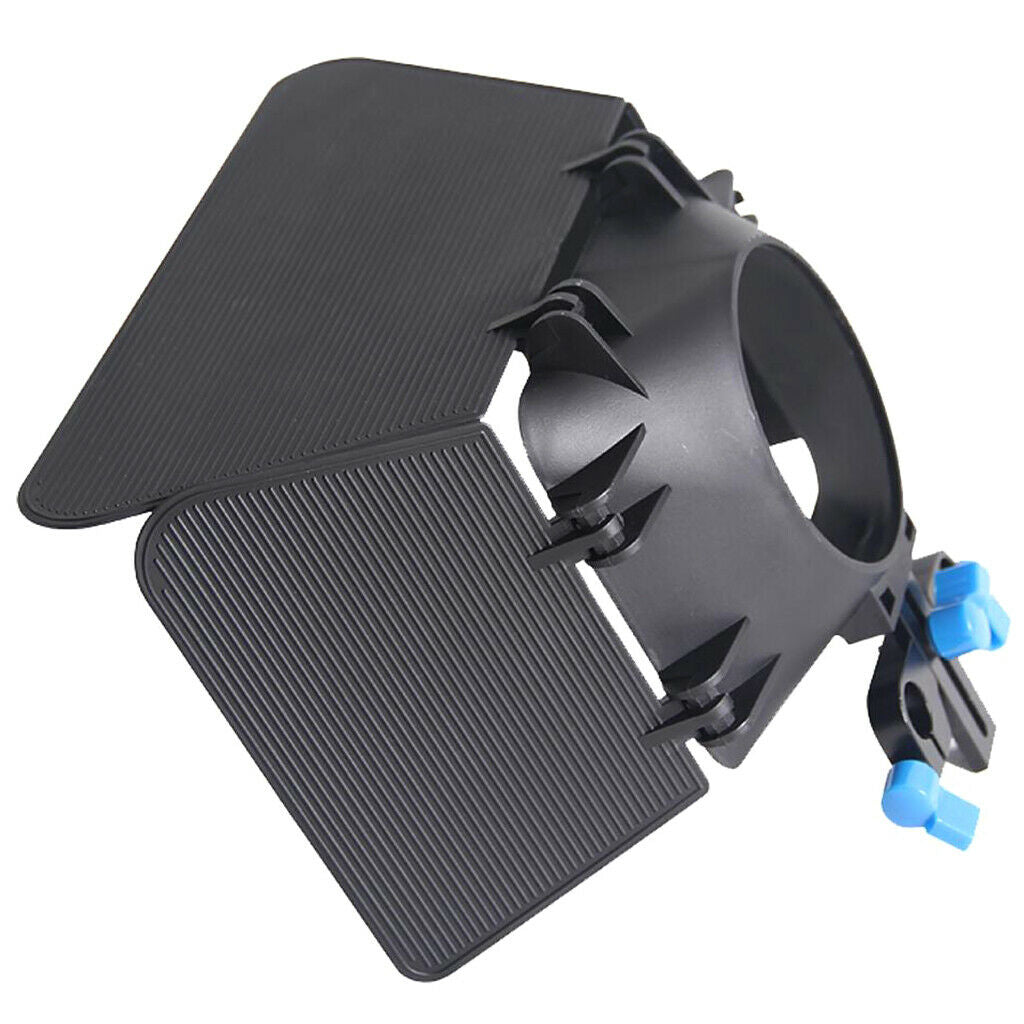 Rotating Matte Box with Universal Set of Rings Digital Camera Holder 15mm Rods