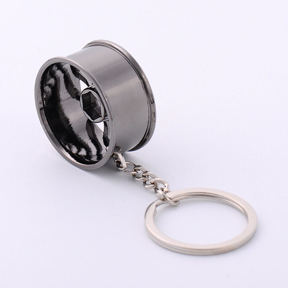 Creative Wheel Keychain Automotive Car Key Ring Chain Wheels JC.l8