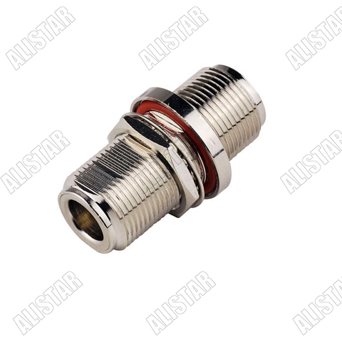 10Pcs N Female to N Female Jack Bulkhead O-Ring Type RF Coax Adapter Connector