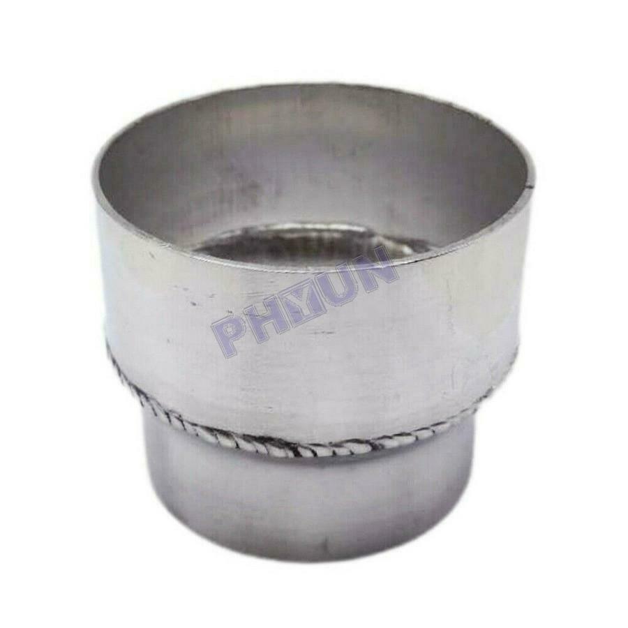 3" O.D. to 3.5" O.D Reducer Pipe Exhaust Tip Adapter Aluminum Polished Universal