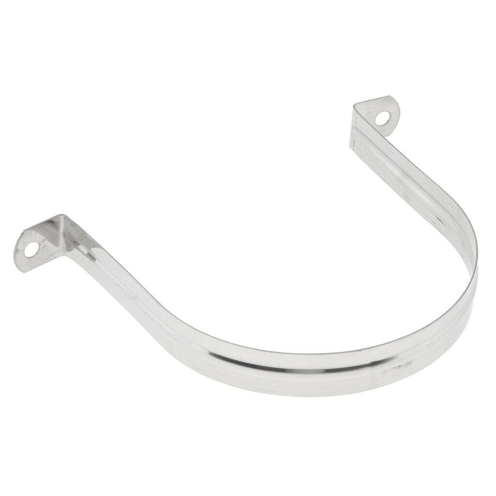 2X Stainless Steel 40/120mm Hose Saddle Clamp Riding Clip For Bike / Sailing