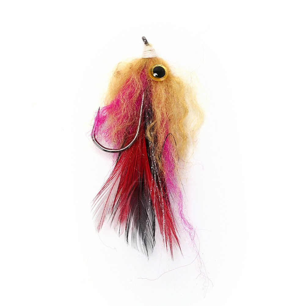 5cm hook/tube trout salmon steelhead pike fly fishing streamer flies salt.l8